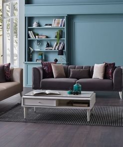 Gravita Living Room Set (Deren Anthracite)