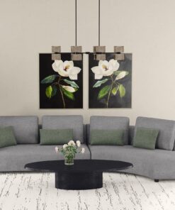 Toscano 134-inch Upholstered Sectional Sofa Grey