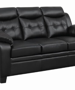 Finley Tufted Upholstered Sofa Black