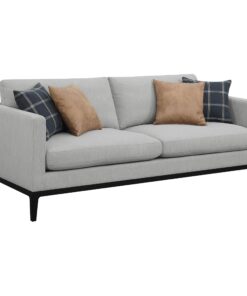Apperson Cushioned Back Sofa Light Grey
