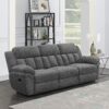 Bahrain Upholstered Motion Sofa Charcoal
