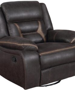 Greer Upholstered Tufted Back Glider Recliner