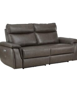 Moroni Power Double Reclining Loveseat With Power Headrests In Dark Brown 8259Rfdb-2Pwh* | Homelegance