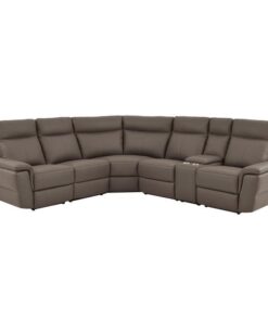 Olympia 6-Piece Modular Power Reclining Sectional In Raisin 8308*6C1Pw | Homelegance