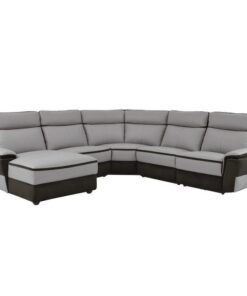 Laertes 5-Piece Modular Power Reclining Sectional With Left Chaise In Taupe Gray 8318*5A1Pw | Homelegance