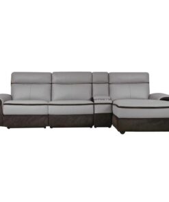 Laertes 4-Piece Modular Power Reclining Sectional With Right Chaise In Taupe Gray 8318*4Lr5R | Homelegance