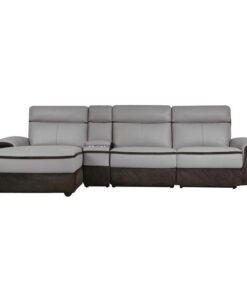 Laertes 4-Piece Modular Power Reclining Sectional With Left Chaise In Taupe Gray 8318*45Lrr | Homelegance