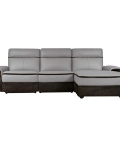 Laertes 3-Piece Modular Power Reclining Sectional With Right Chaise In Taupe Gray 8318*3Lr5R | Homelegance