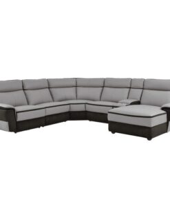 Laertes 6-Piece Modular Power Reclining Sectional With Right Chaise In Taupe Gray 8318*6B1Pw | Homelegance