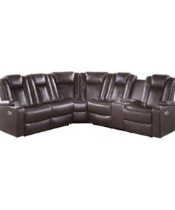 Caelan 3-Piece Reclining Sectional 9366Db*Sc | Homelegance