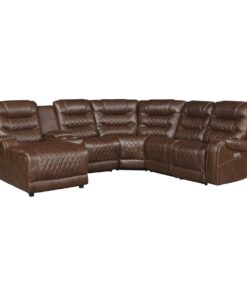 Putnam 6-Piece Modular Power Reclining Sectional With Left Chaise 9405Br-6Lcrr | Homelegance