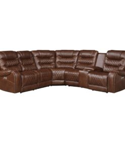 Putnam 6-Piece Modular Power Reclining Sectional 9405Br-6Lrrr | Homelegance