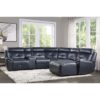 Avenue 6-Piece Modular Reclining Sectional With Right Chaise In Navy 9469Nvb*6Lrrc | Homelegance