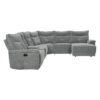 Tesoro 6-Piece Modular Reclining Sectional With Right Chaise In Dark Gray 9509Dg*6Lr5R | Homelegance