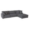 Guthrie 4-Piece Modular Sectional With Ottoman In Gray 9546Gy*4Ot | Homelegance