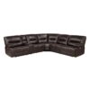 Dyersburg 6-Piece Power Reclining Sectional In Brown 9579Brw*6Lrrrpw | Homelegance