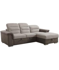 Alfio 2-Piece Sectional With Pull-Out Bed And Hidden Storage 9808*Sc | Homelegance