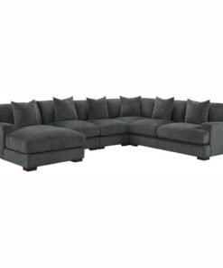 Worchester 5-Piece Modular Sectional With Left Chaise 9857Dg*5Lc2R | Homelegance
