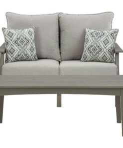 Visola Outdoor Loveseat and Coffee Table