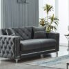 Bolivya 76" Wide Tufted Convertible Loveseat