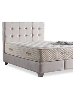 Cenova Queen Storage Bed With Headboard Cream