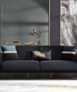 Carlino Loveseat (Napoly Black)