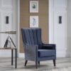 Palmer Accent Armchair (Corvet Navy)