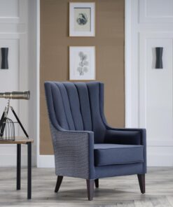 Palmer Accent Armchair (Corvet Navy)