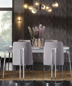 Loretto 6317 Dining Chair 2Pcs (Opak Gray)