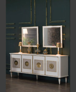 Mistral Buffet  (Opak White/ Leather Mistral) 8 Pieces