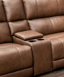 Bleckley Power Reclining Sectional Loveseat with Console