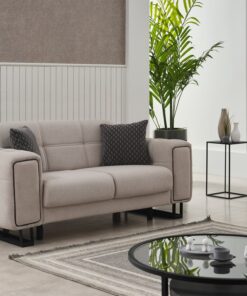 Nero Sim 71" Wide Convertible Loveseat