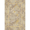 Area Rug L-Beige Pera Gold