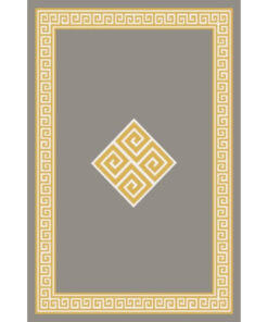 Area Rug Pera Gold L Grey