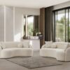 Bonita Ivory Boucle Living Room Set