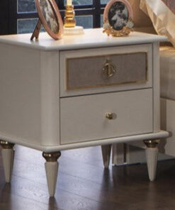 Opak White Mistral Nightstand